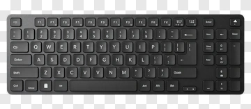 Black Computer Keyboard PNG