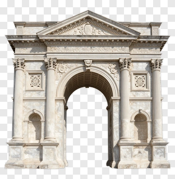 Classical Marble Arch PNG