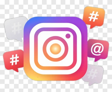 Instagram Logo With Social Media Icons PNG