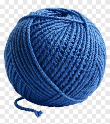 Blue Yarn Ball PNG