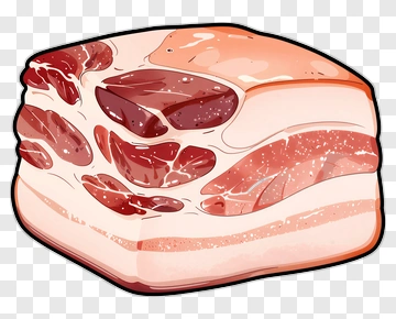 Illustration Of Raw Meat PNG