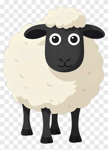Cartoon Sheep PNG