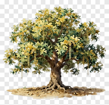 Realistic Oak Tree PNG