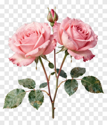 Pink Rose Bouquet PNG