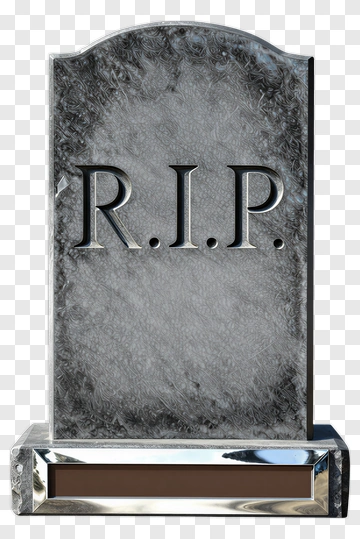 Gravestone With R.i.p. Inscription PNG