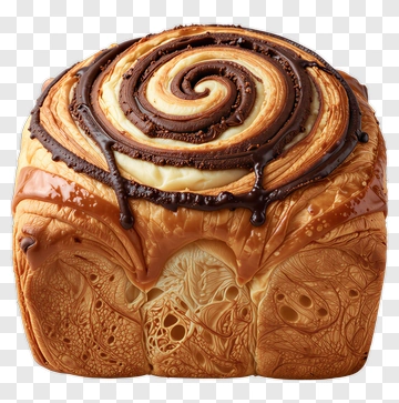 Chocolate Swirl Bread PNG