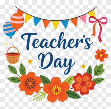 Teacher's Day Celebration PNG