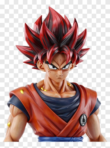 3D Anime Character With Spiky Hair PNG