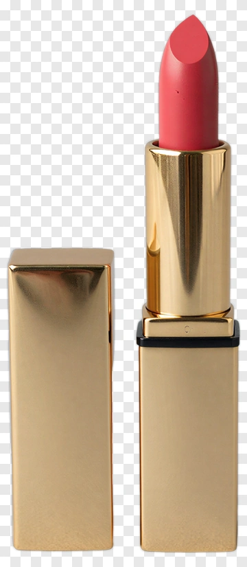 Lipstick In Gold Tube PNG