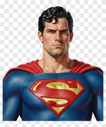 Superman Portrait PNG