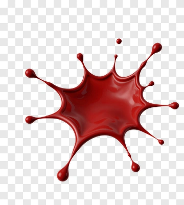Red Paint Splash PNG