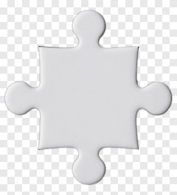 White Puzzle Piece PNG