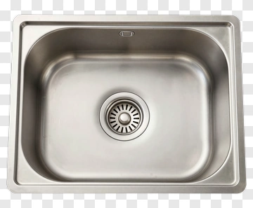 Stainless Steel Kitchen Sink PNG
