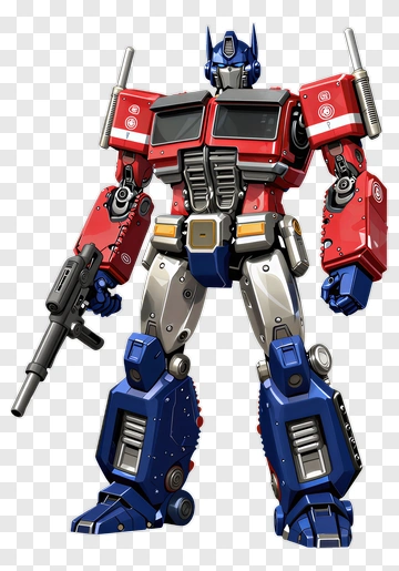 Robot Holding A Gun PNG