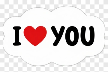 I Love You Message PNG