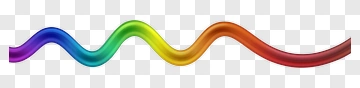 Colorful Wavy Line PNG