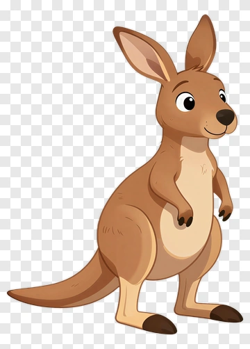 Cartoon Kangaroo PNG
