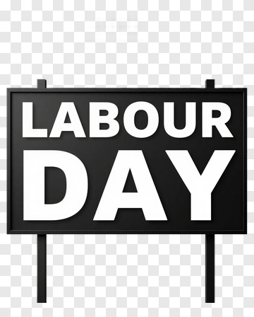Labour Day Sign PNG