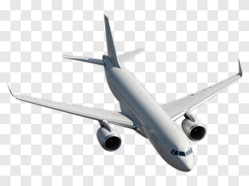 Commercial Airplane In Flight PNG