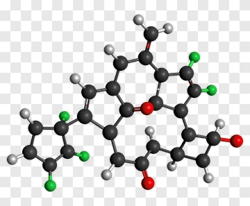 Molecular Structure Of A Chemical Compound PNG