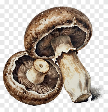 Brown Mushroom PNG