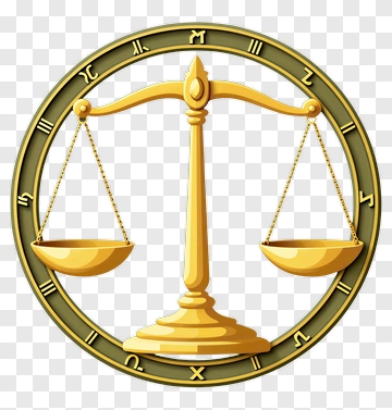 Golden Scales Of Justice PNG