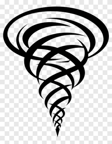 Spiral Tornado Design PNG