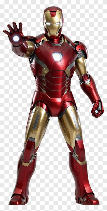 Iron Man Posing With Outstretched Hand PNG