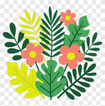 Colorful Floral Arrangement PNG