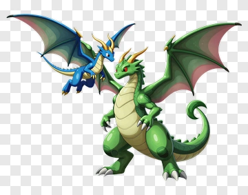 Cartoon Dragons PNG