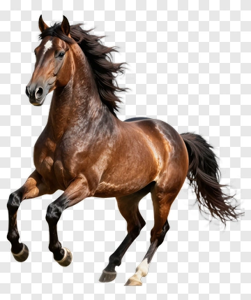 Brown Horse Running PNG