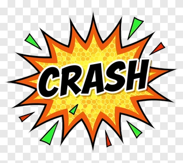 Crash Comic Style Speech Bubble PNG