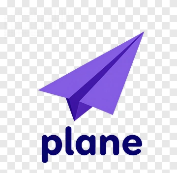 Purple Paper Plane PNG