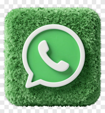 Whatsapp Icon On Green Background PNG