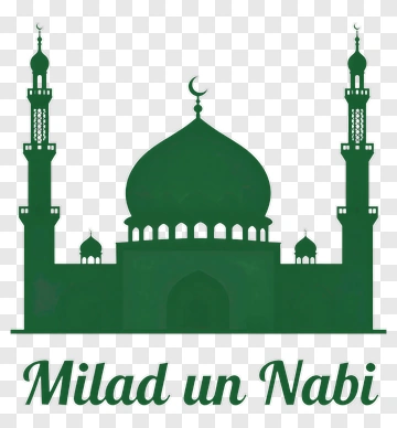 Milad Un Nabi Mosque Silhouette PNG
