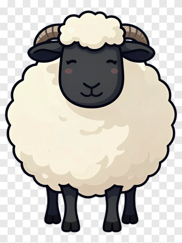 Cartoon Sheep PNG