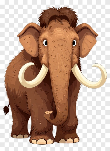 Cartoon Mammoth PNG