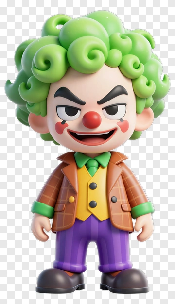 Cartoon Clown Character PNG