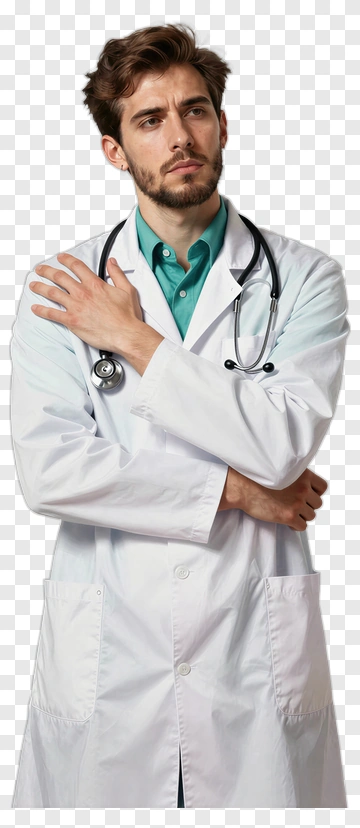 Doctor With Stethoscope PNG