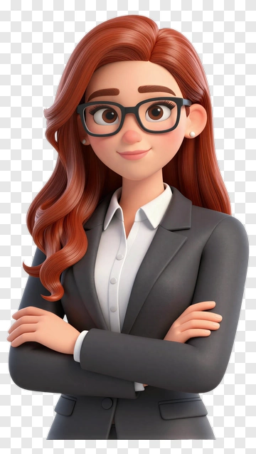 Professional Woman In Business Attire PNG