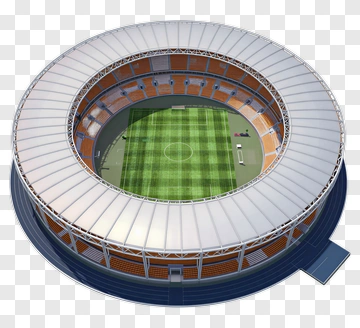 Stadium With Green Field And Seating PNG