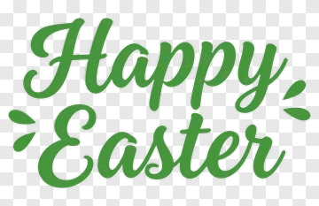Happy Easter Greeting PNG