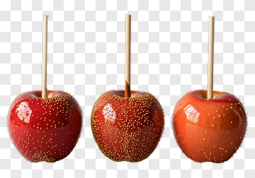 Candy Apples On Sticks PNG