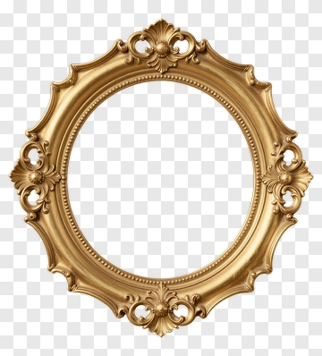 Ornate Gold Frame PNG