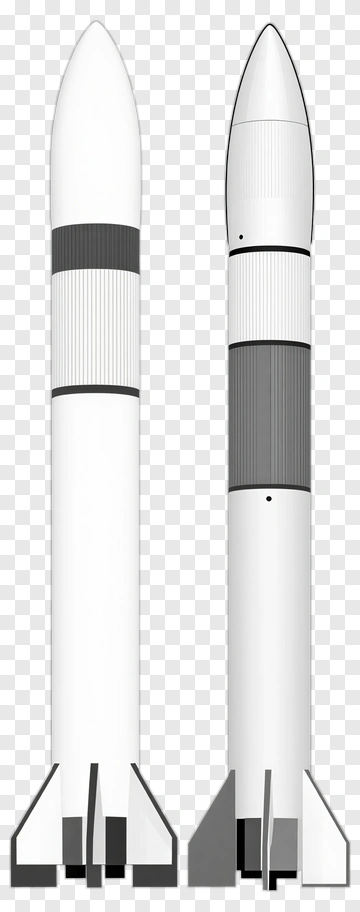 Rocket Design With Dual Configuration PNG