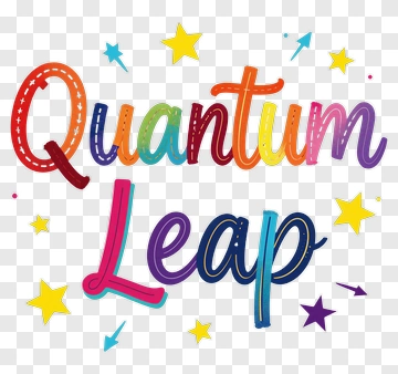 Quantum Leap With Colorful Stars PNG