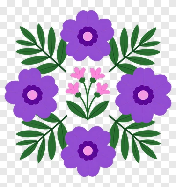 Colorful Floral Arrangement PNG