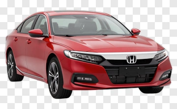 Red Honda Accord Sedan PNG