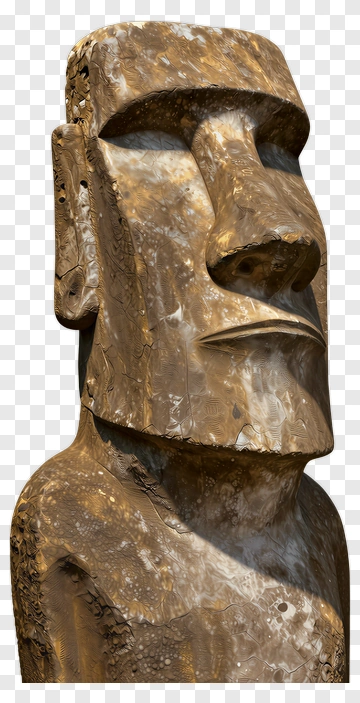 Easter Island Moai Statue PNG