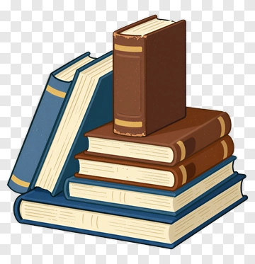 Stack Of Colorful Books PNG